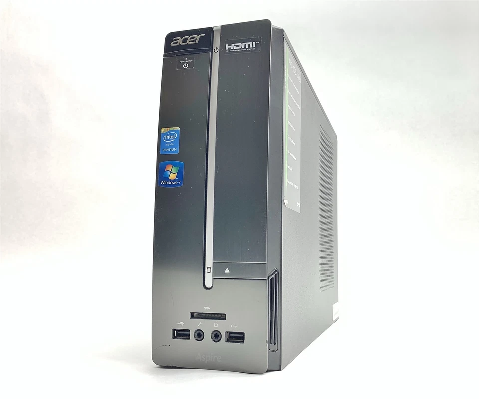 Acer Aspire AXC-603-UR2D SFF PC Pentium J2900 2.41GHz 8GB 480GB SSD Windows 10 - Image 2 of 4