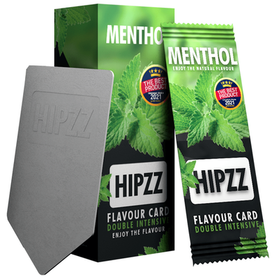 flavoured cigarette cards Hipzz Flavor Cards - Menthol Aroma Card - (Box of 20 Cards!)