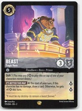 Disney Lorcana Beast - Tragic Hero Legendary Rise of the Floodborn 173/204 NM