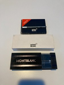 Mont Blanc Pen In Box Authentic Refill Case Paperwork Luxury Rare Designer Black