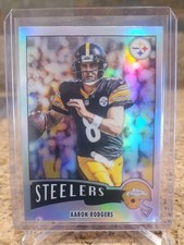 2025 Topps Chrome - Aaron Rodgers 1975 Throwback Refractor - #1975-28