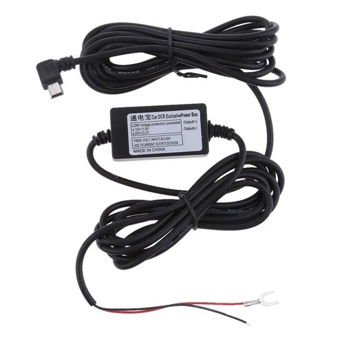 Kits De Câble De Caméra De Tableau De Bord De Voiture 12/24V à 5V 1.5A Mini