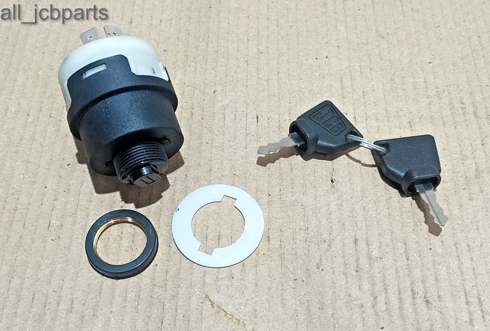 GENUINE JCB IGNITION SWITCH AND 2 KEYS (PART# 701/80184 701/45500) - Image 4 of 4