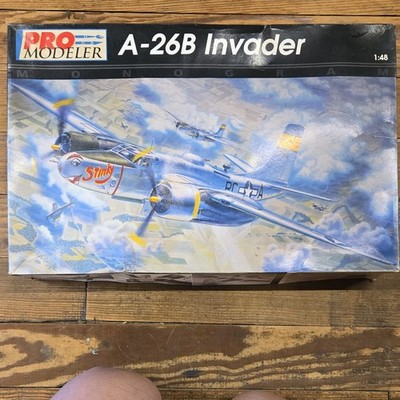 ProModeler Douglas A-26B Invader 1:48 Plastic Airplane Kit Unassembled Gray