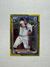 2024 Bowman Chrome #BCP-31 Enrique Jimenez Mega Yellow Refractor 1st RC #/75