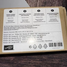 Stampin’ Trimmer Rotary Addition - New In Package- Straight Blade -Retired -