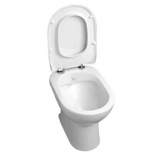 vado-bidet a terra serie Diana, ceramica bianca AZZURRA