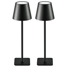2-Pack Rechargeable Cordless Table Lamps Battery-Operated Wireless 3 Dimming