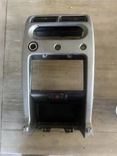 2002-2004 Nissan Xterra SILVER Radio Climate Dash Trim Bezel Panel OEM Rockford