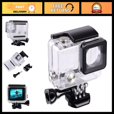 Waterproof Case for GoPro Hero 4, 3+, 3 - Underwater Housing, 147ft Depth, Actio