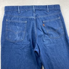 Vintage Levi's Jeans Men 36x34 Blue Denim Skosh Orange Tab 40547-0812 USA 80s