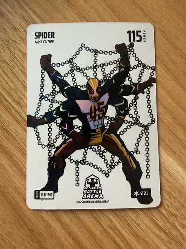 Bo Jackson Battle Arena - SPIDER - Steel Blizzard Battlefoil #BLBF-262