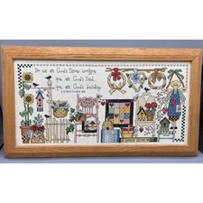 Handmade Framed Cross Stitch Bible Verse 1 Corinthians 3:9 Jeremiah Junction