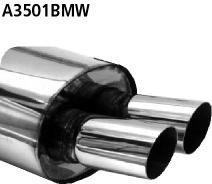 Bastuck Sportauspuff BMW 318i (E36) Limousine 2x76mm gerade