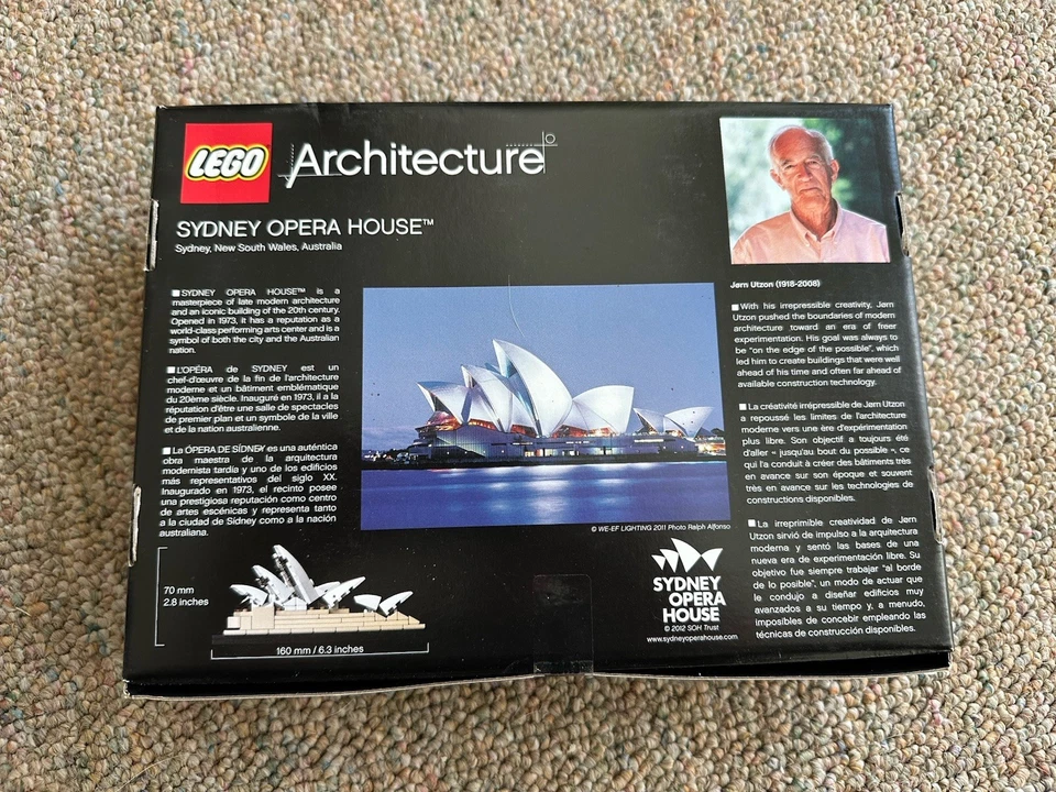 LEGO Architecture Sydney Opera House 21012 en 2012 nuevo retirado nuevo en caja Foto 2 de 4