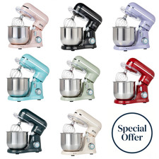 Kitchen in the Box Compact Stand Mixer 3.5 QT Electric 10-Speed with Attachments