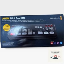 Blackmagic Design ATEM Mini Pro ISO Live Stream Switcher HDMI Recording Used