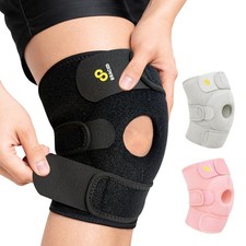 Bracoo Adjustable Compression Knee Patellar Pad Tendon Support Sleeve Brace