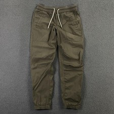 Vuori Ripstop Traveler Jogger Pants Mens Medium Green Drawstring Stretch V434