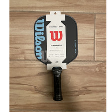Wilson Cadence 16 Pickleball Paddle Control Spin Raw Carbon 8.1oz 4.25in Grip