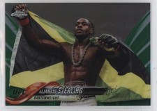 Aljamain Sterling Chrome 2018 Green Refractor /99 #13
