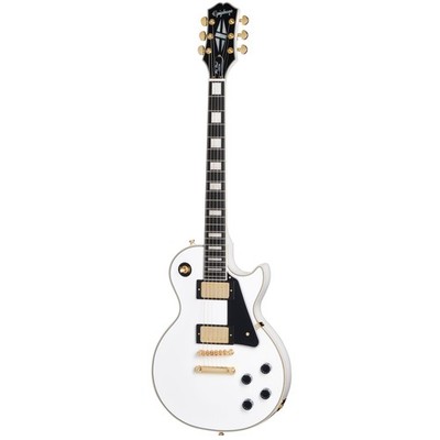 Epiphone Les Paul Custom Alpine White - Single Cut E-Gitarre