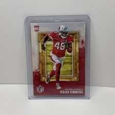 2020 Panini Chronicles Gridiron Kings Isaiah Simmons RC ROOKIE CARD #GK-39. rookie card picture