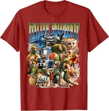 Types Of Italian Brainrot Meme Character Hand Drawn Unisex T-Shirt