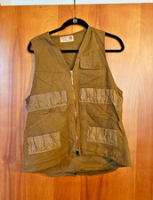 Bullseye Bill Hunting Vest Large Brown Water Repellent Game Pouch Vintage