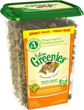 Greenies 1 Count Feline Dental Treat Oven Roasted Chicken for Cats, 12 Oz