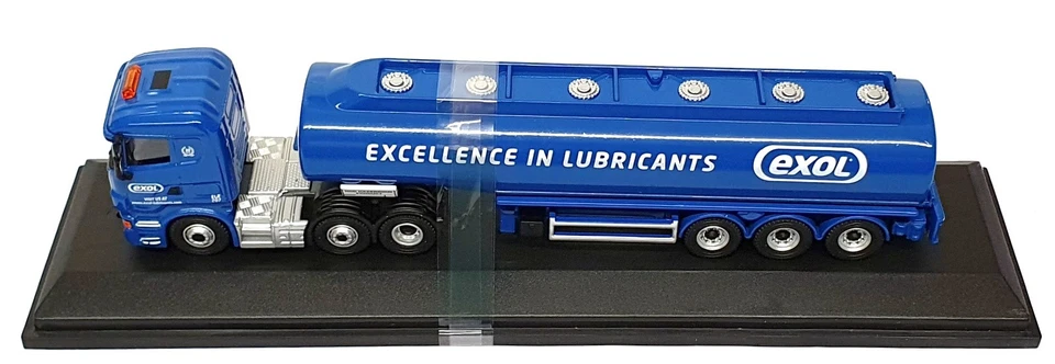 Camión cisterna Oxford Diecast escala 1/76 76SHL04TK - Scania Highline Exel - azul Foto 4 de 4
