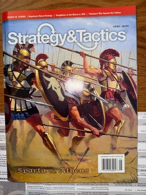 Strategy & Tactics #286 Sparta vs Athens Wargame Unpunched