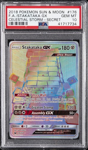 Stakataka-GX graded PSA 10 for sale on eBay