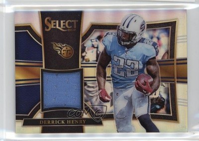 2017 Panini Select Swatches Silver Prizm /199 Derrick Henry #36 05ks