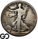 1919-D Walking Liberty Half Dollar, Tough Better Date Denver Issue