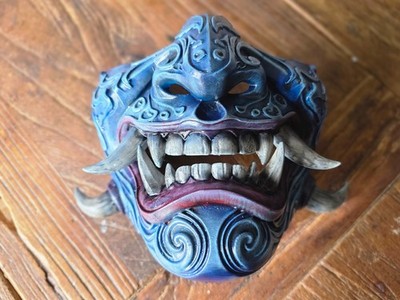 Oni Halbmaske    Rohmaske | Cosplay & DIY-Projekte etc