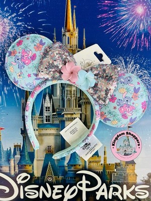 2026 Disney Parks Stitch & Angel Hibiscus Spring Minnie Ear