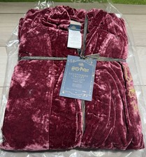Pottery Barn Teen Harry Potter Gryffindor ADULT Velvet Robe Burgundy SMALL NWT