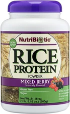 – Mixed Berry Rice Protein, 1 Lb 5 Oz (600G) | Low Carb, Keto-Friendly, Vegan, R