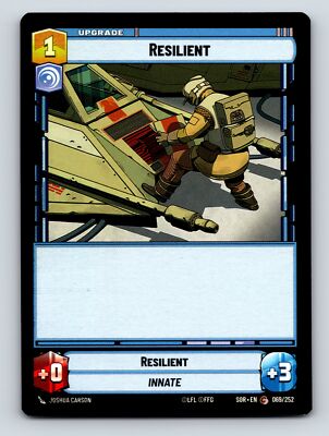 Innate Resilient Upgrade Card Rebel Vanguard Space Vehicle Ability 1C 3H 0P