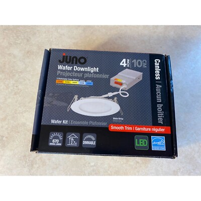 Juno Contractor Select WF4 SWW5 4 in. Wafer LED Light