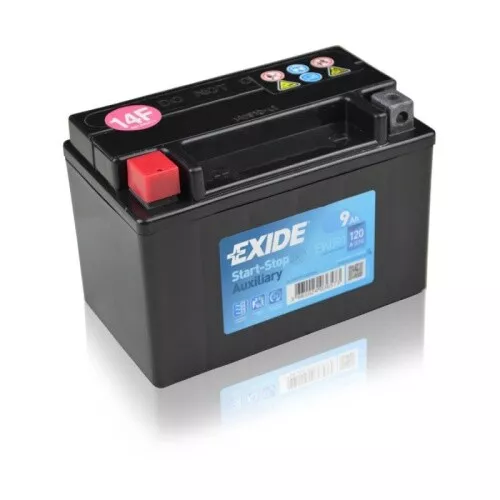 Exide Start-Stop Auxiliary EK091 9Ah AGM Stützbatterie - Bild 1 von 1