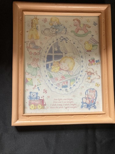 Vintage 12x9 1/2in Nursery Picture