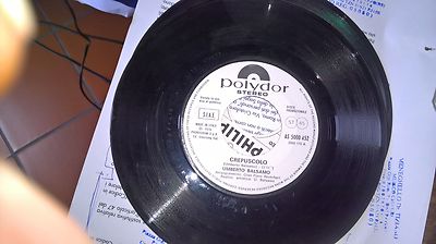 7'' PROMO UMBERTO BALSAMO CREPUSCOLO KONGAS GIMME SOME LOVIN(S.WINWOOD) VG+