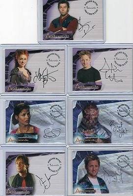 Andromeda Season 1 & ROTC Autograph & Pieceworks Card Selection NM Inkworks