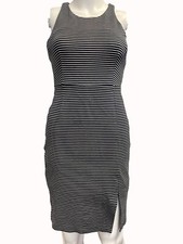 Banana Republic Womens Striped Blue and White Dress Size 0 SKU 6534