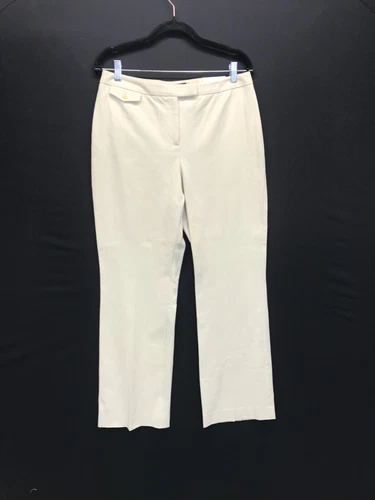ANN TAYLOR Petites Women’s Size 10P Straight Leg Pants Tan Stretch - NEW