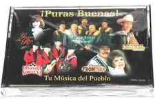Puras Buenas Tu Musica Del Pueblo (Cassette Tape 2001) Norteño NUEVO NEW SEALED