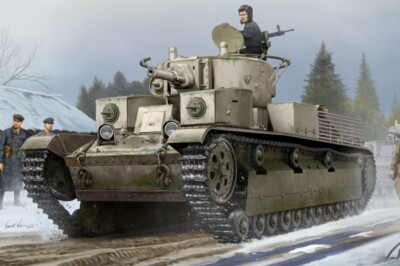 1:35 HOBBY BOSS KIT Soviet T-28 Medium Tank Riveted HB83853 Modellbau
