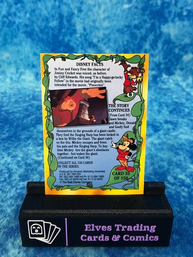 Disney Classics SINGLE Non-Sport Trading Card by Dynamic Marketing 1993 - Picture 74 of 326